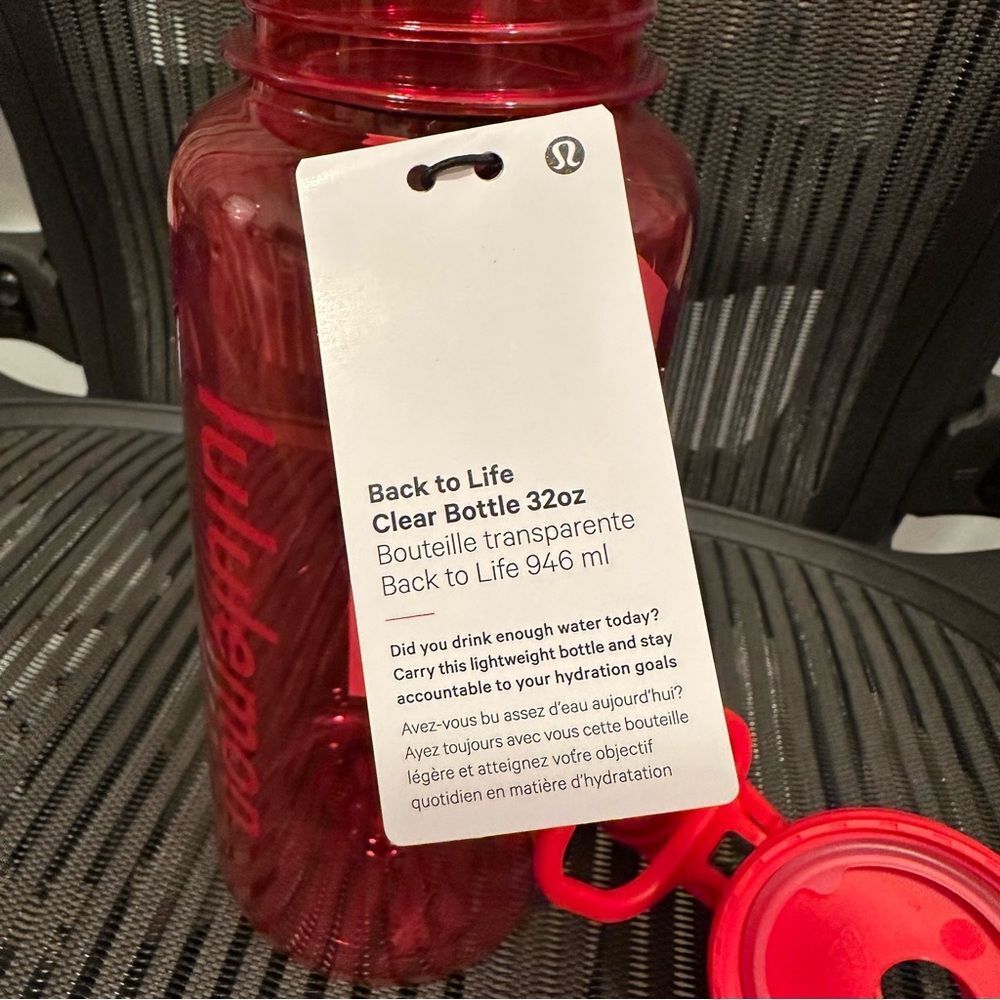 NEW 32oz Lululemon Back to Life Clear Bottle 32oz - Picture 8 of 9